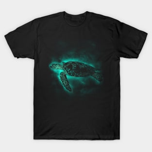 Ocean Turtle - Swimming Blue Marine Sea Reptile T-Shirt